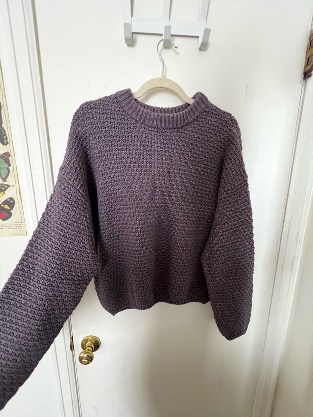 Universal Thread Chunky Crewneck Sweater - Dusty Purple